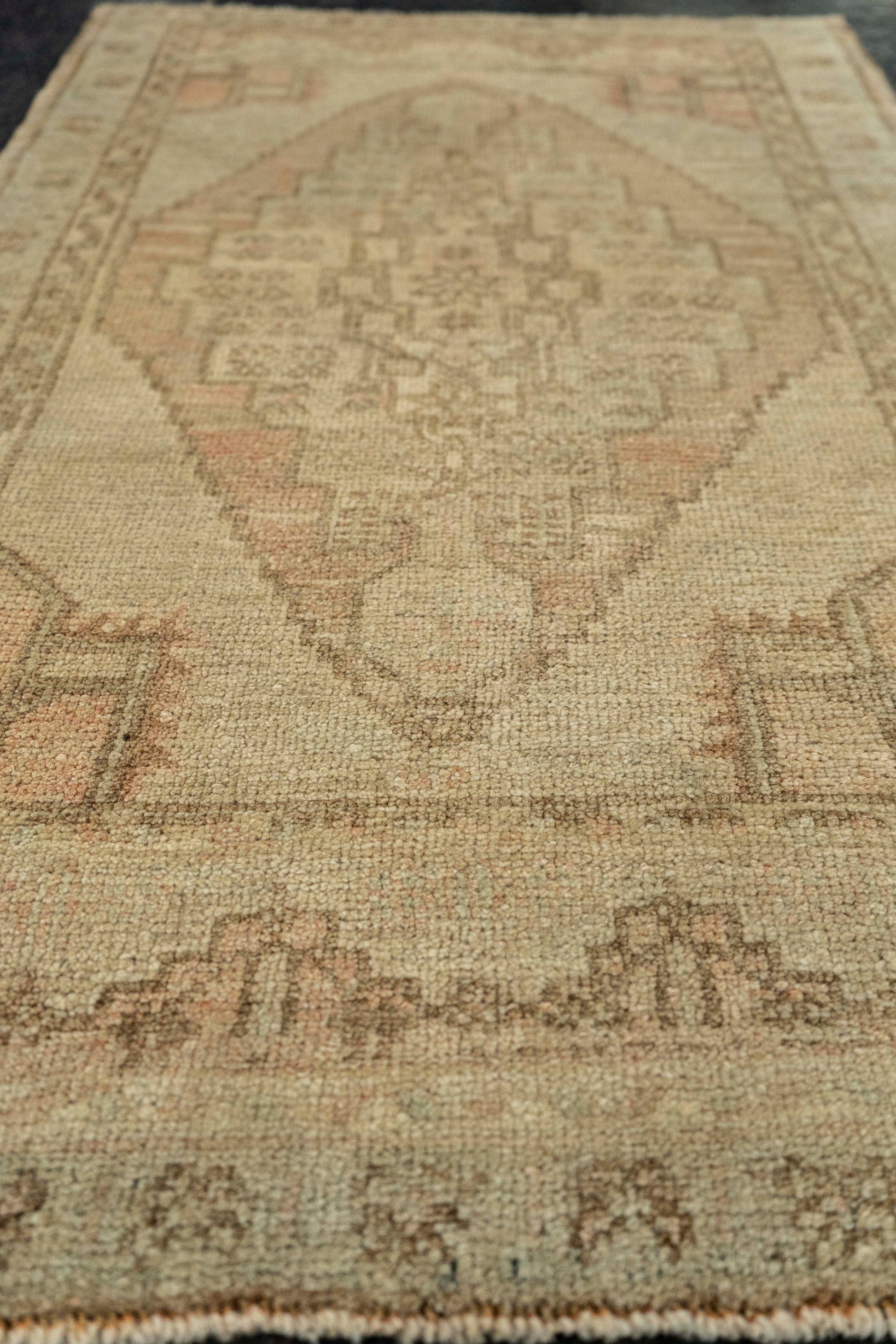 Turkish Mini Rug Oriental Hand Knotted Vintage Rug  1'11" x  3'5" #22108