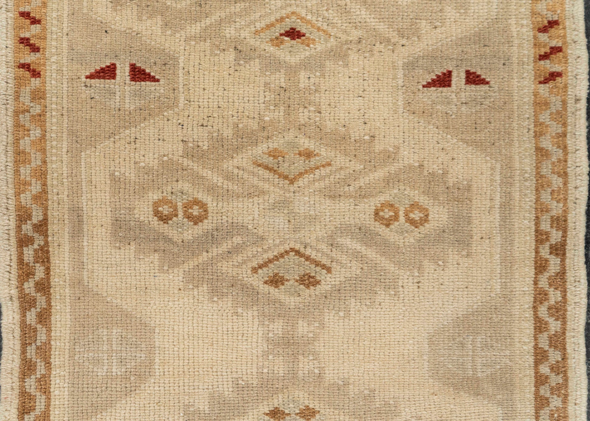 Turkish Mini Rug Oriental Hand Knotted Vintage Rug 1'10" x 2'10" #21045
