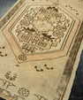 Turkish Mini Rug Oriental Hand Knotted Vintage Rug  1'8" x  2'8" #22002