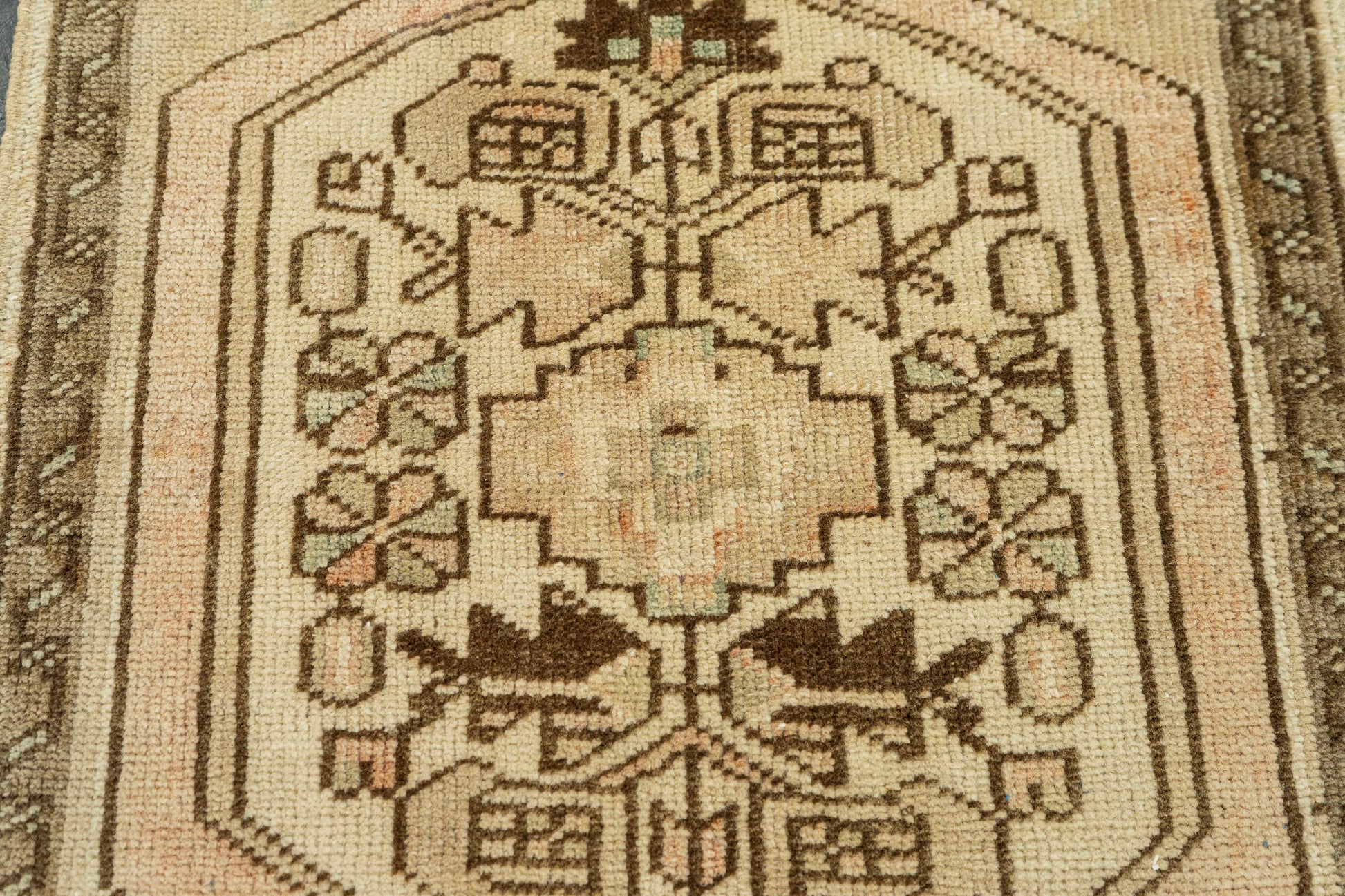 Turkish Mini Rug Oriental Hand Knotted Vintage Rug  1'8" x  2'8" #22002