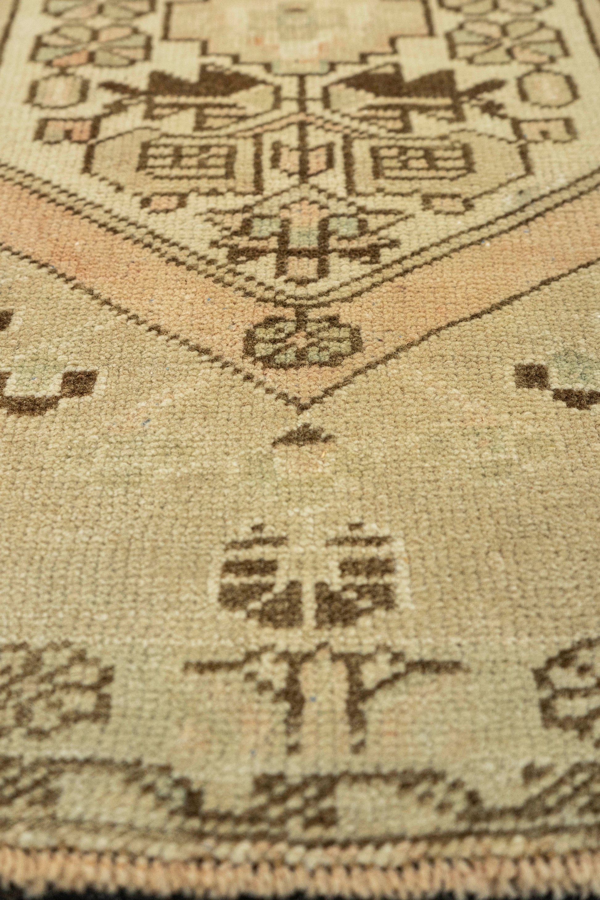 Turkish Mini Rug Oriental Hand Knotted Vintage Rug  1'8" x  2'8" #22002
