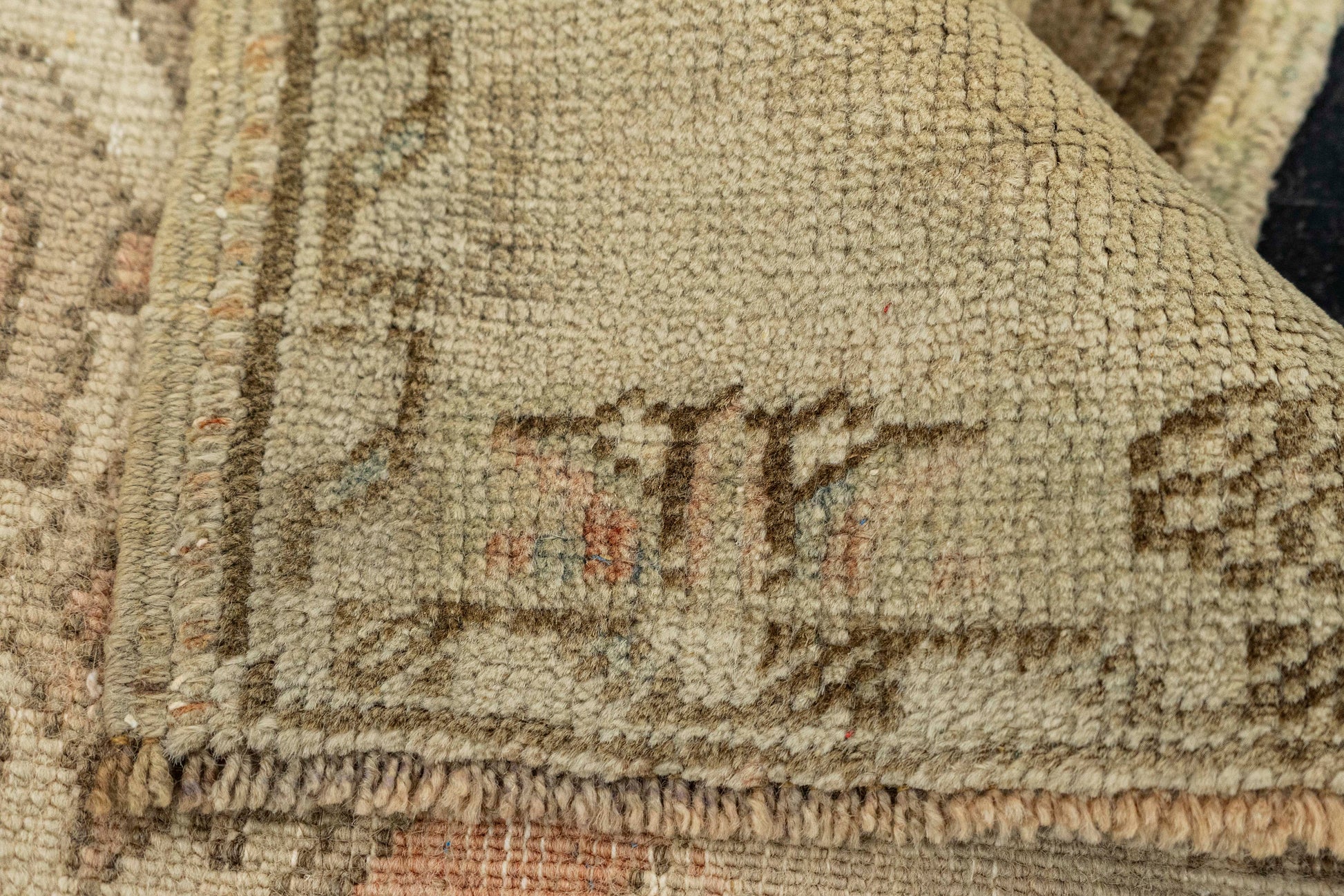 Turkish Mini Rug Oriental Hand Knotted Vintage Rug  1'8" x  2'8" #22002