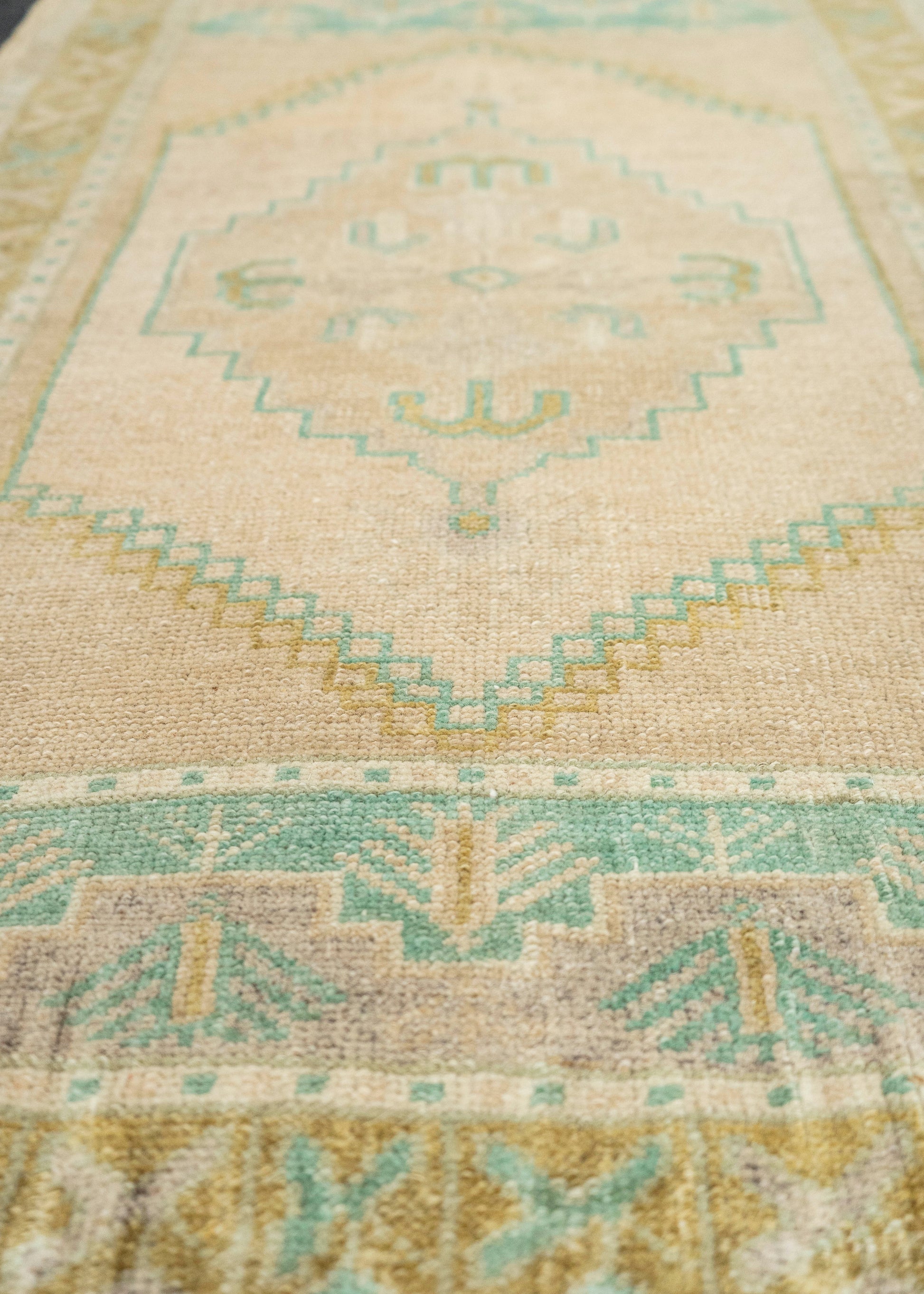 Turkish Mini Rug Oriental Hand Knotted Vintage Rug 2'0" x 3'3" #21056