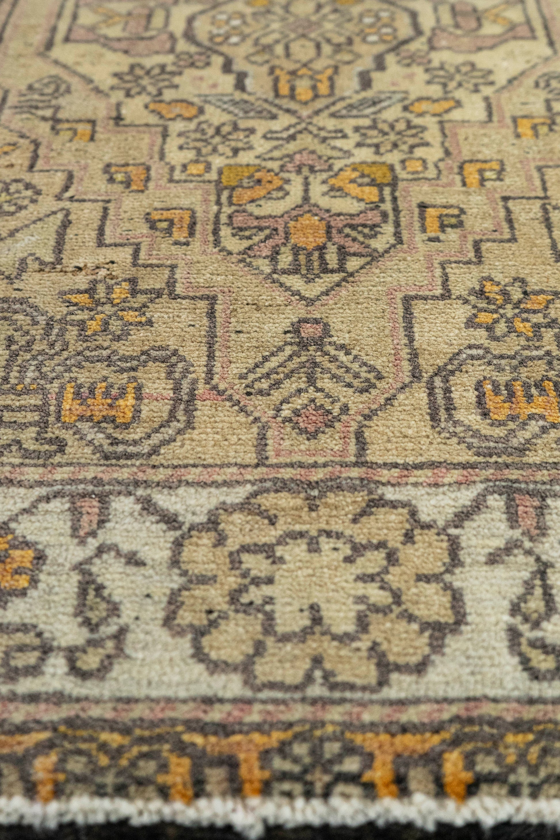 Turkish Mini Rug Oriental Hand Knotted Vintage Rug  1'6" x  2'10" #22060
