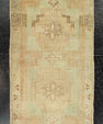 Turkish Mini Rug Oriental Hand Knotted Vintage Rug  1'9" x  3'1" #22068