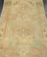 Turkish Mini Rug Oriental Hand Knotted Vintage Rug  1'9" x  3'1" #22068