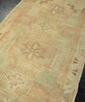 Turkish Mini Rug Oriental Hand Knotted Vintage Rug  1'9" x  3'1" #22068