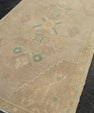 Turkish Mini Rug Oriental Hand Knotted Vintage Rug 1'10" x 2'9" #21020