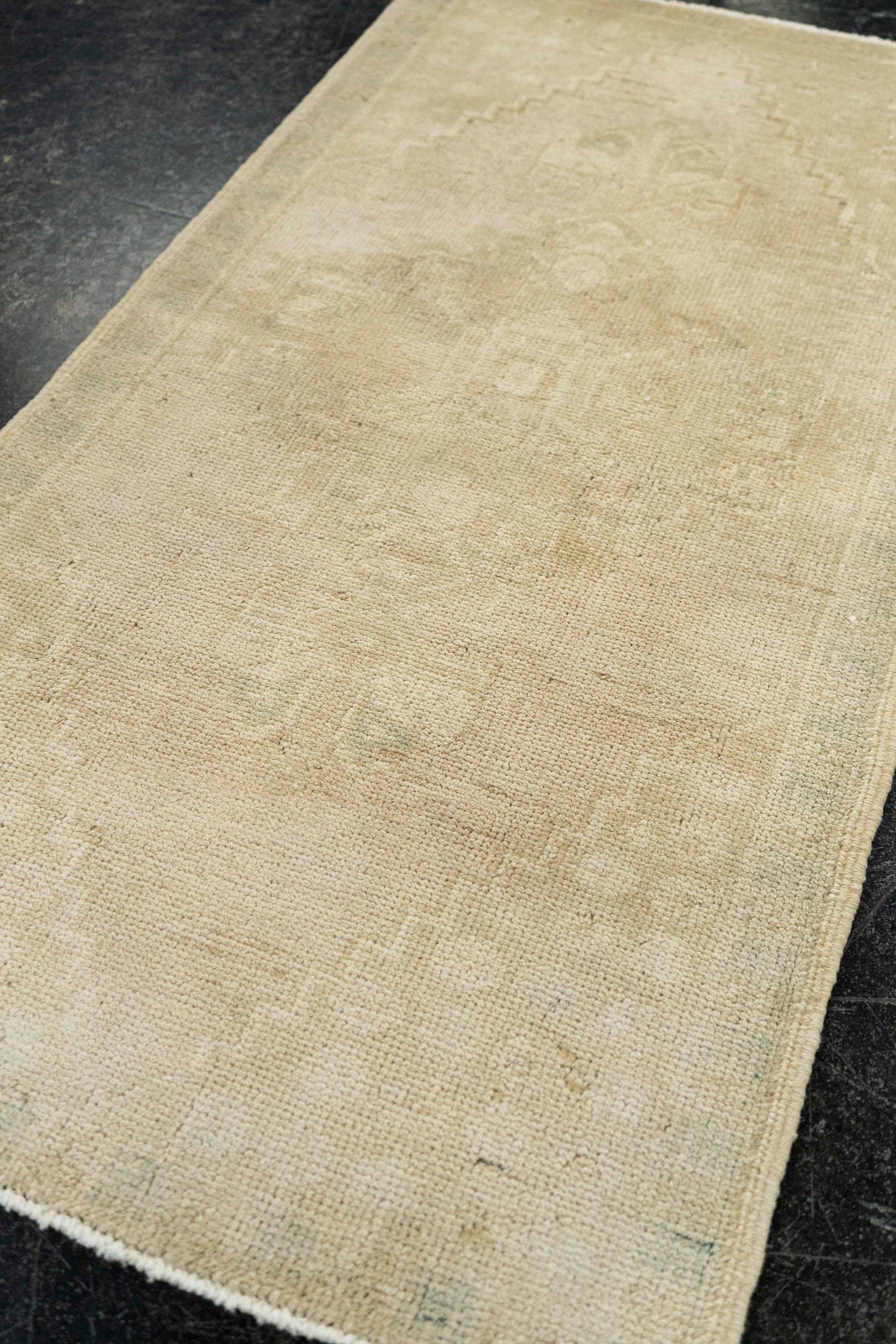 Turkish Mini Rug Oriental Hand Knotted Vintage Rug  1'7" x  3'1" #22074