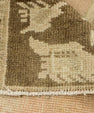 Turkish Mini Rug Oriental Hand Knotted Vintage Rug  1'9" x  3' #22069