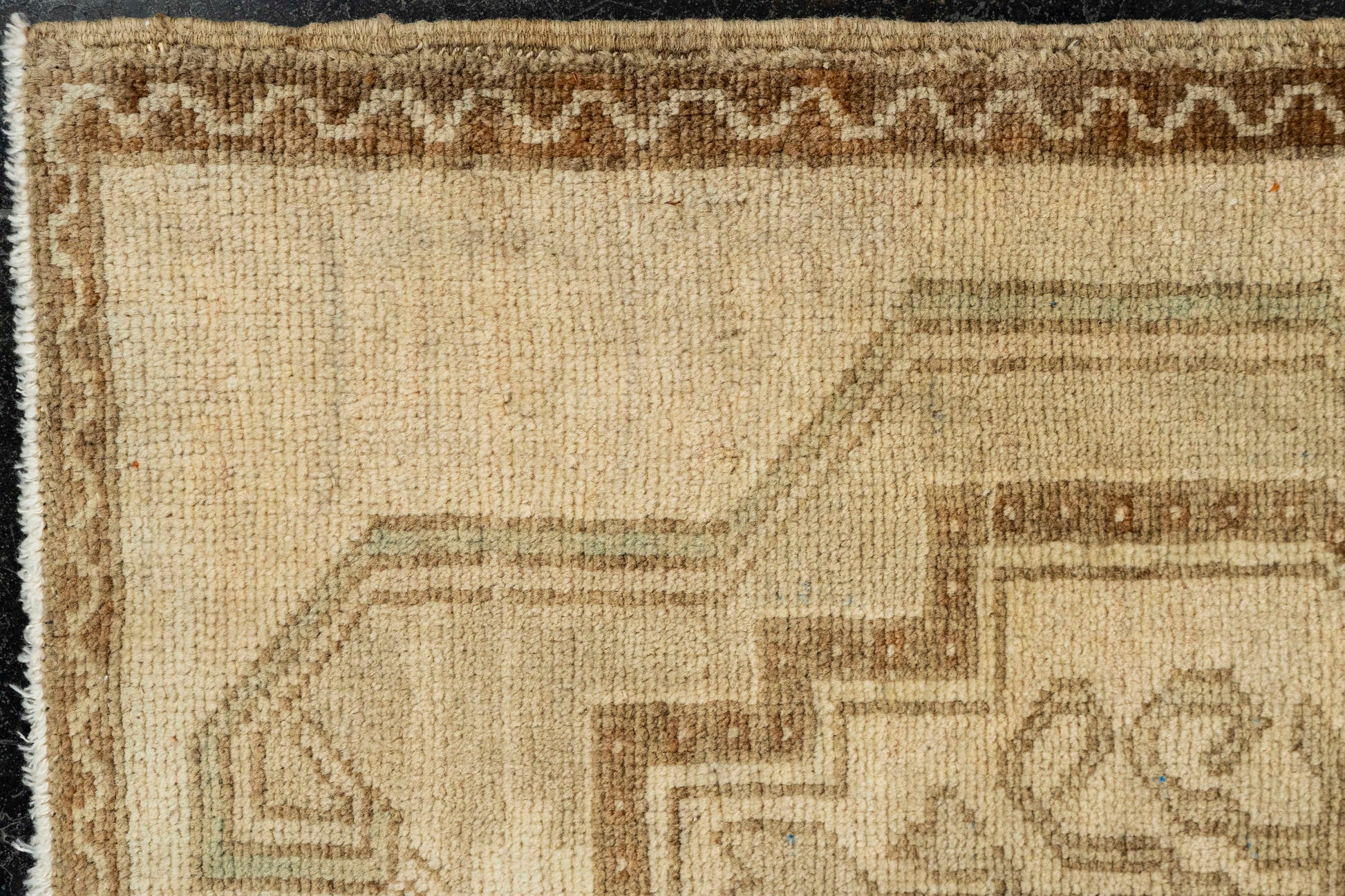 Turkish Mini Rug Oriental Hand Knotted Vintage Rug  1'8" x  3'2" #22129