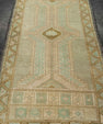 Turkish Mini Rug Oriental Hand Knotted Vintage Rug 1'9" x 3'5" #21061