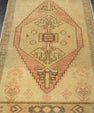 Turkish Mini Rug Oriental Hand Knotted Vintage Rug  1'10" x  3' #22018