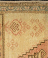 Turkish Mini Rug Oriental Hand Knotted Vintage Rug  1'10" x  3' #22018