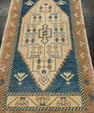 Turkish Mini Rug Oriental Hand Knotted Vintage Rug 1'9" x 3'6" #21263