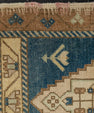 Turkish Mini Rug Oriental Hand Knotted Vintage Rug 1'9" x 3'6" #21263