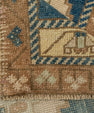 Turkish Mini Rug Oriental Hand Knotted Vintage Rug 1'9" x 3'6" #21263