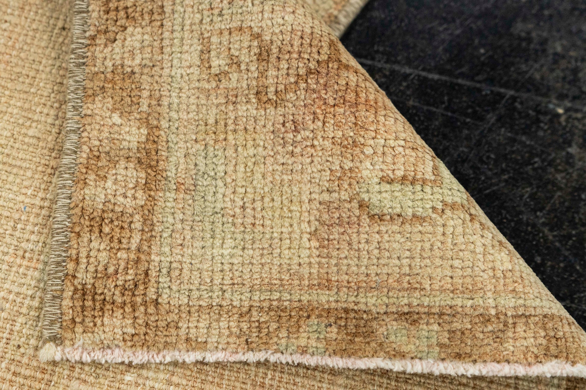 Turkish Mini Rug Oriental Hand Knotted Vintage Rug  1'7" x  3'2" #22097