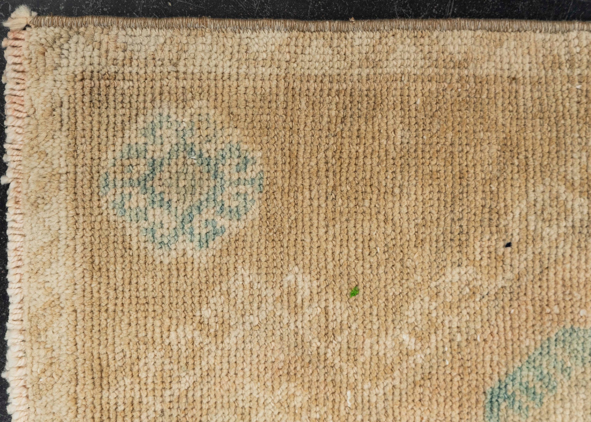 Turkish Mini Rug Oriental Hand Knotted Vintage Rug 1'6" x 3'4" #21095