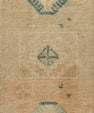 Turkish Mini Rug Oriental Hand Knotted Vintage Rug 1'6" x 3'4" #21095