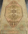 Turkish Mini Rug Oriental Hand Knotted Vintage Rug  1'8" x  3' #22113