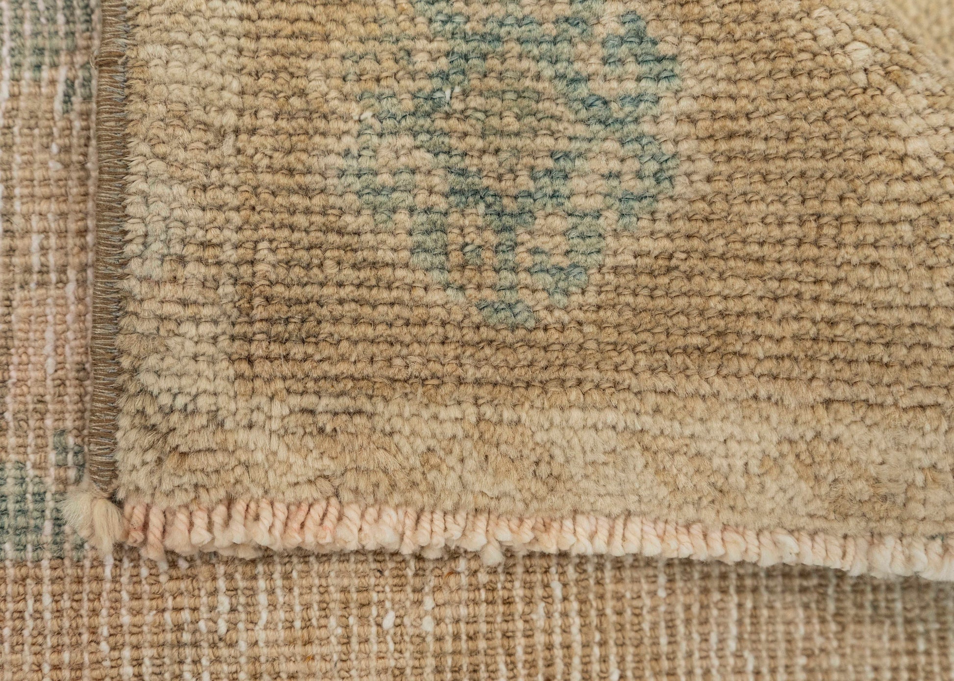 Turkish Mini Rug Oriental Hand Knotted Vintage Rug 1'6" x 3'4" #21095