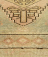 Turkish Mini Rug Oriental Hand Knotted Vintage Rug  1'8" x  3' #22113