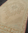 Turkish Mini Rug Oriental Hand Knotted Vintage Rug 1'10" x 3'3" #21046