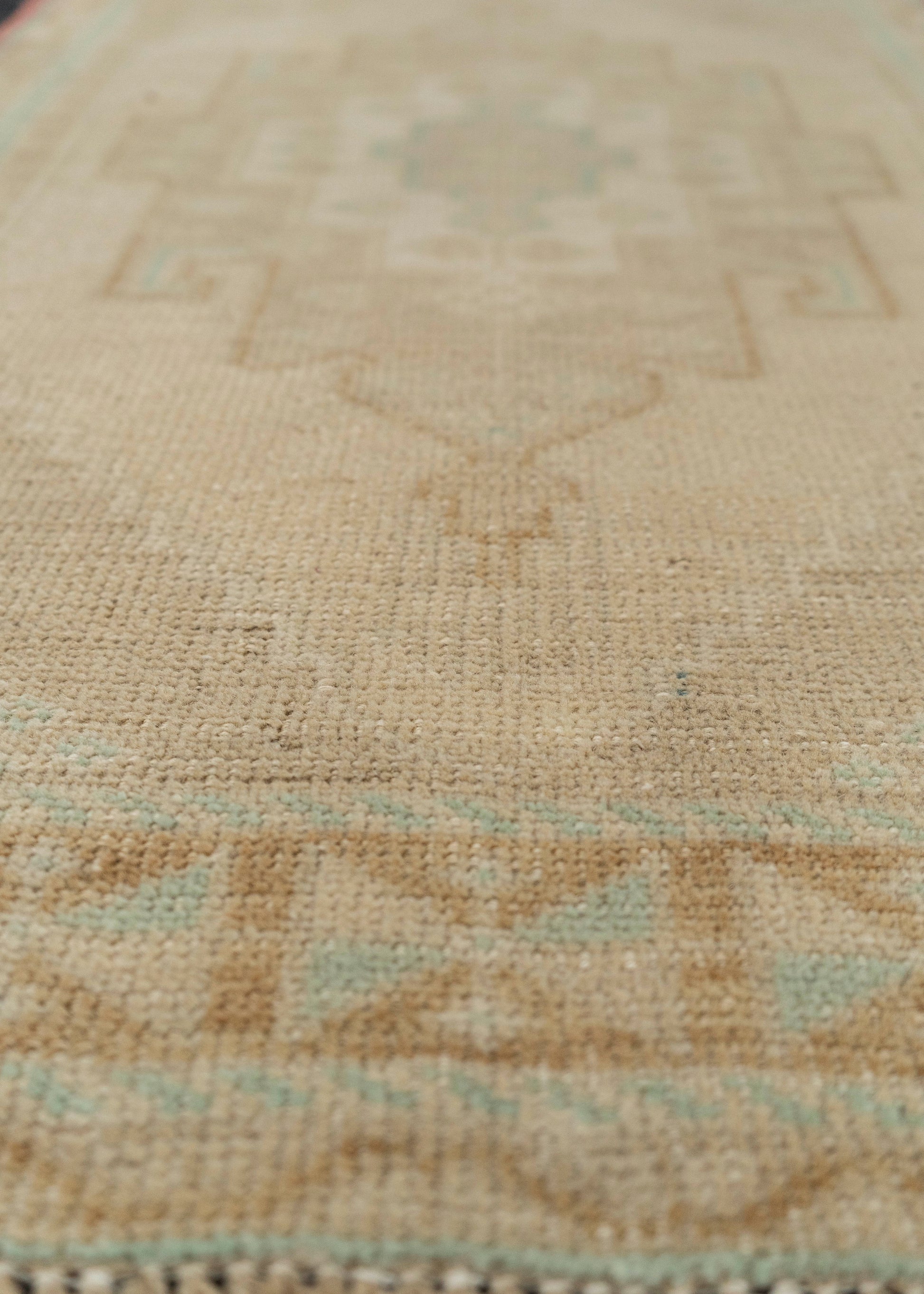 Turkish Mini Rug Oriental Hand Knotted Vintage Rug 1'10" x 3'3" #21046