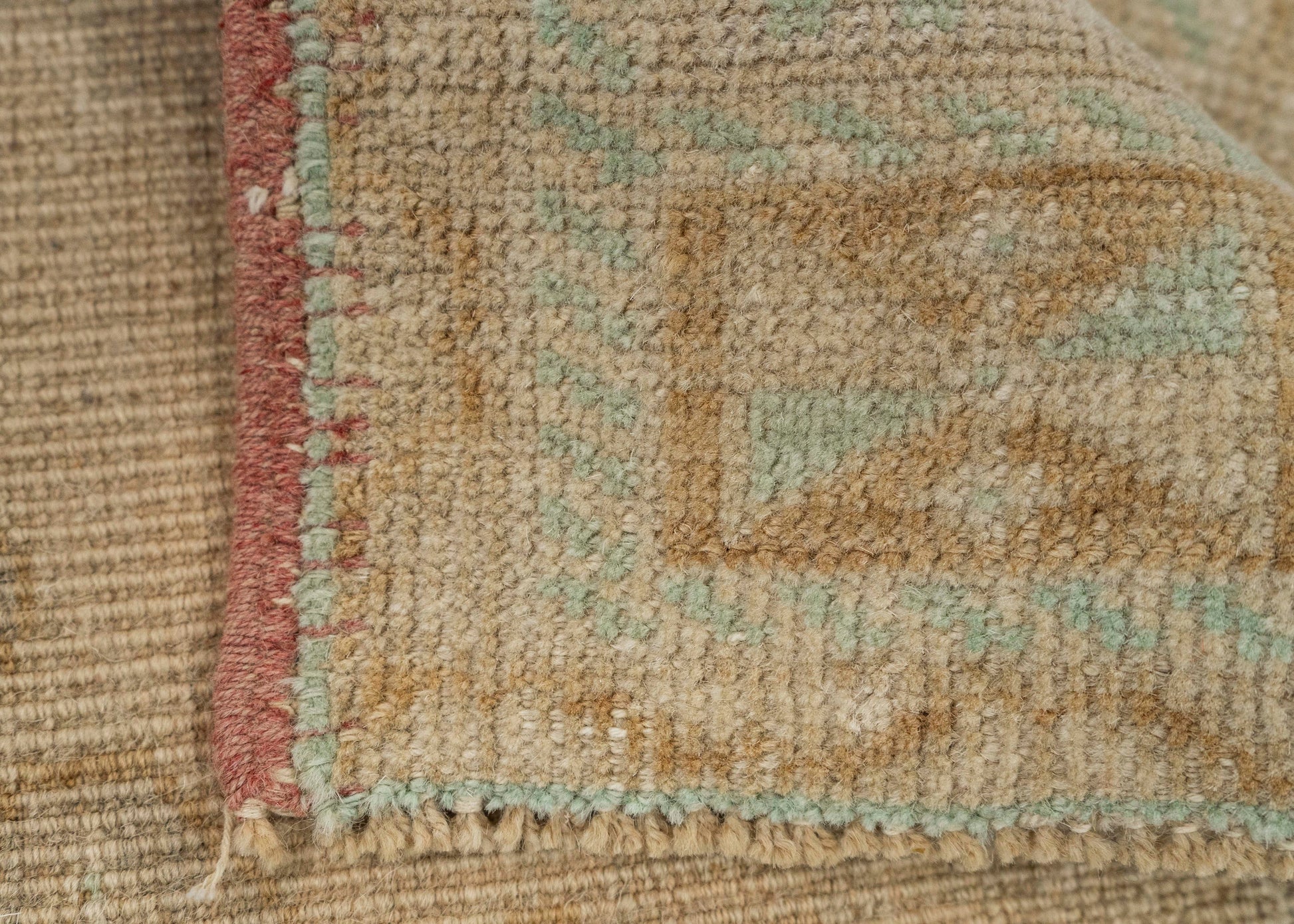 Turkish Mini Rug Oriental Hand Knotted Vintage Rug 1'10" x 3'3" #21046