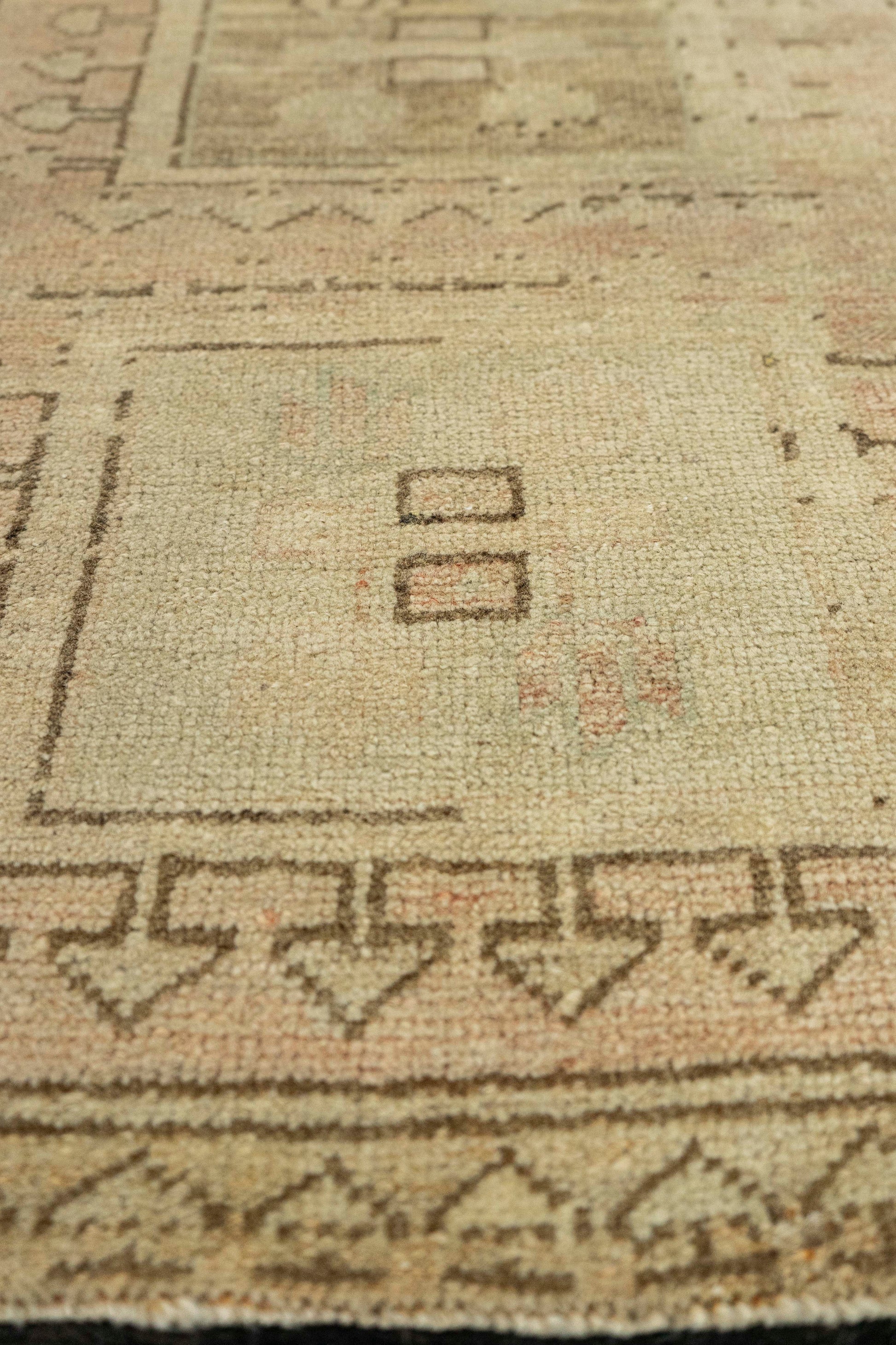Turkish Mini Rug Oriental Hand Knotted Vintage Rug  1'9" x  3'1" #22044