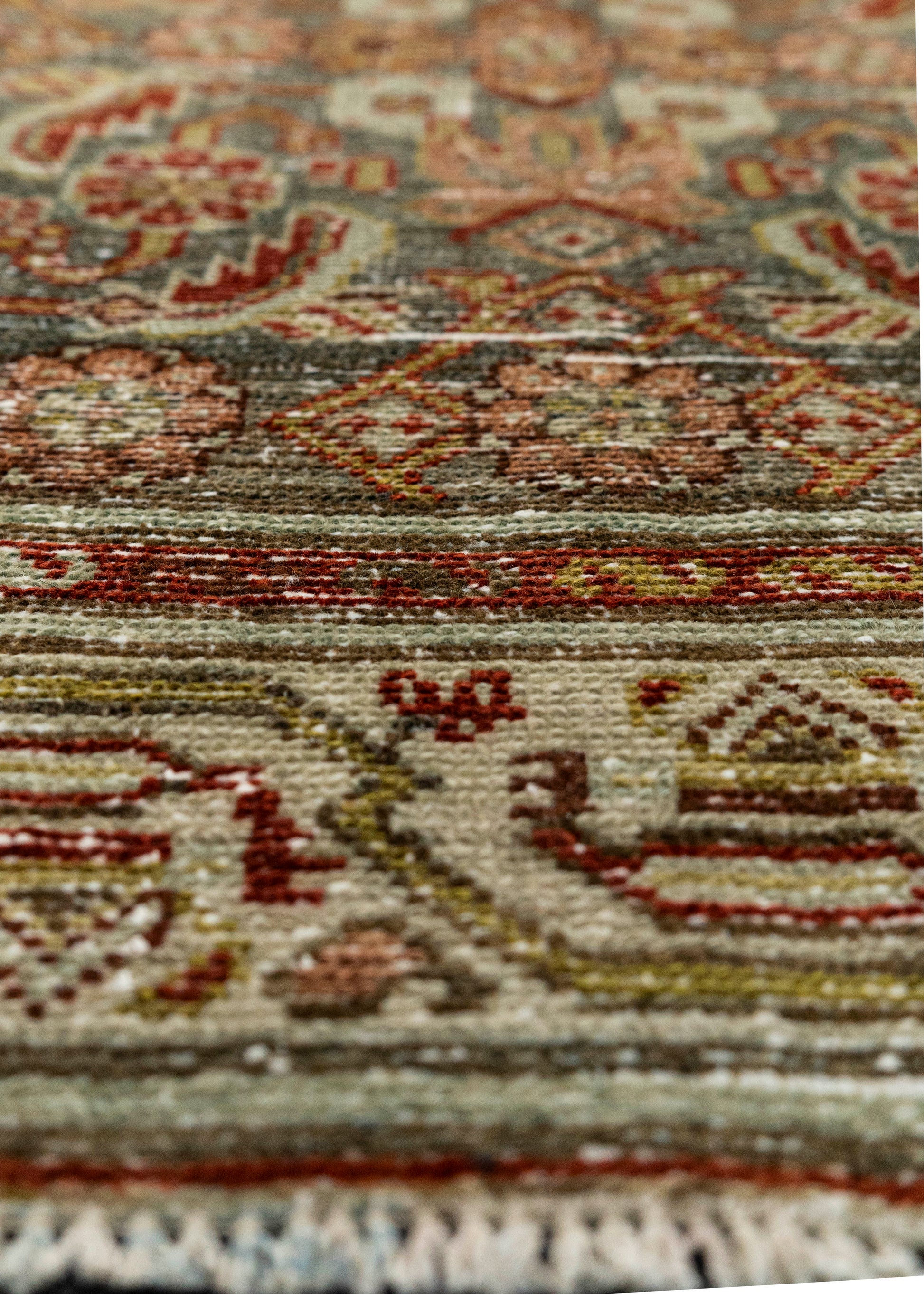 Turkish Antique Runner Rug 3'5" x 9'5" #23664
