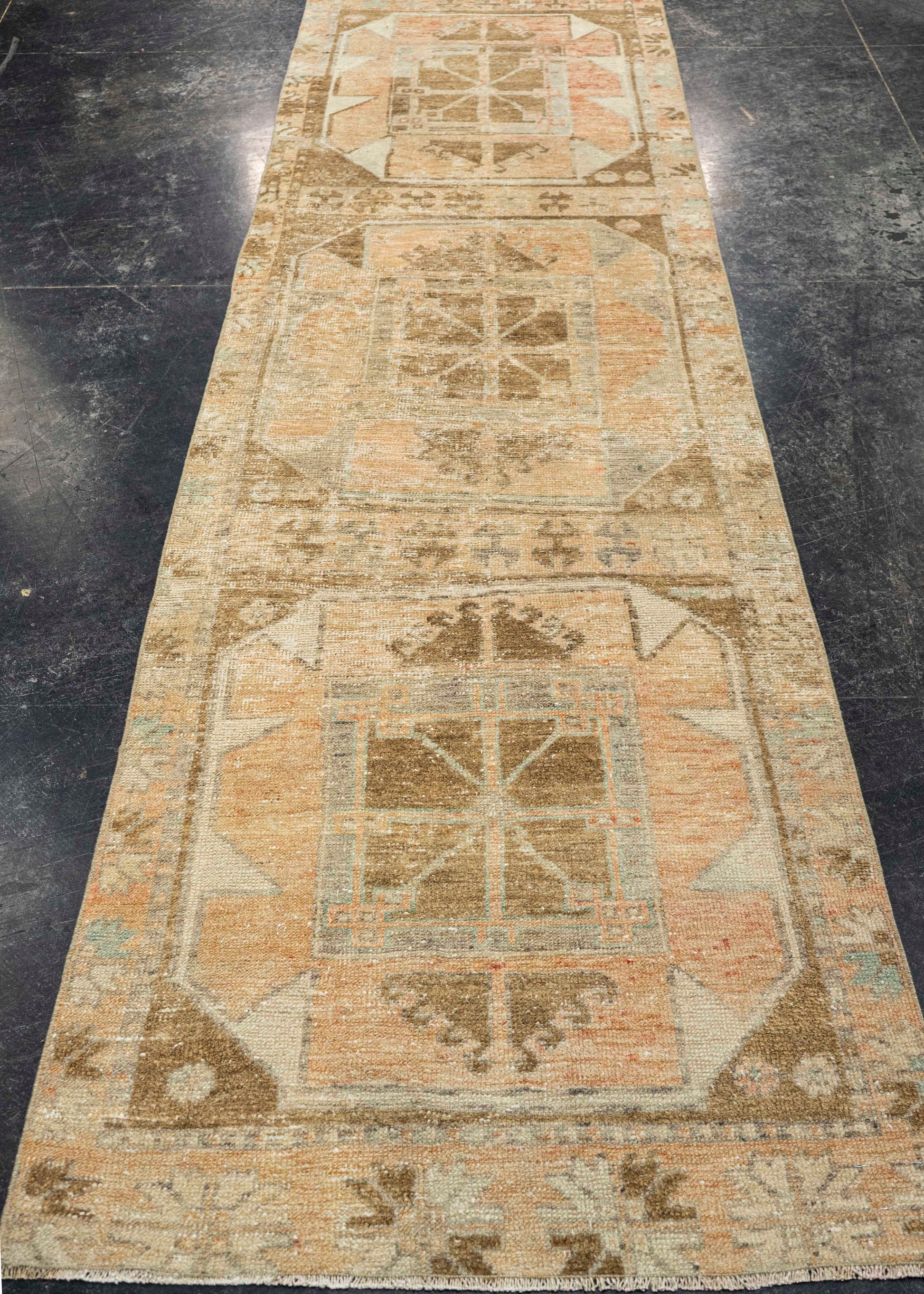 Turkish Vintage Runner Rug 2'8" x 9'4" #24420