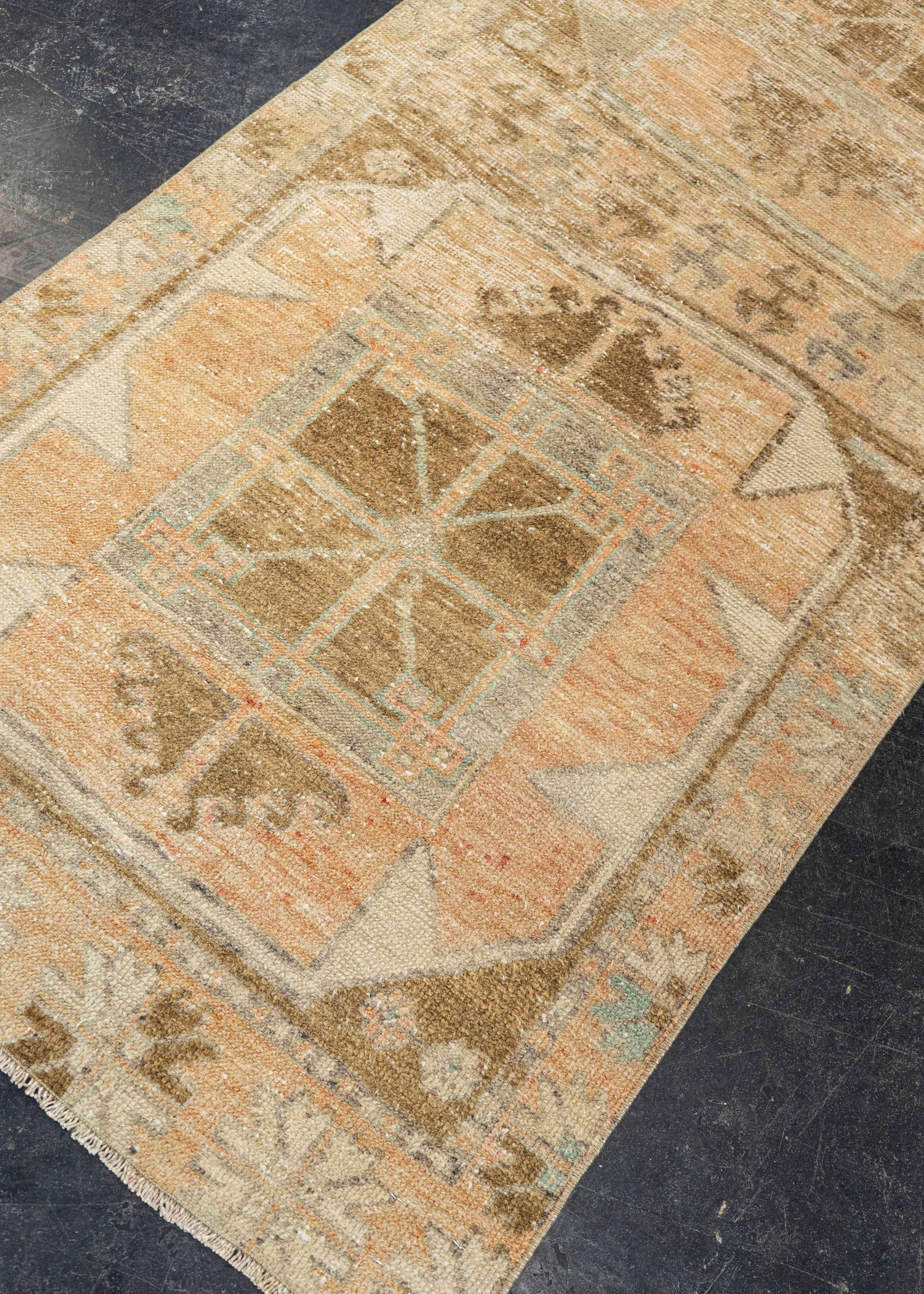 Turkish Vintage Runner Rug 2'8" x 9'4" #24420