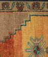 Turkish Mini Rug Oriental Hand Knotted Vintage Rug 1'7" x 3' #21220
