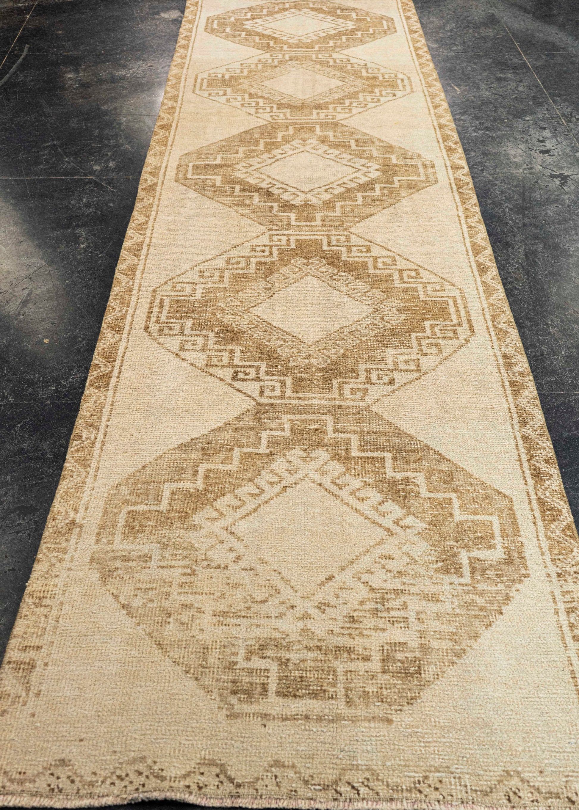 Turkish Vintage Runner Rug 3' x 10'7" #24426