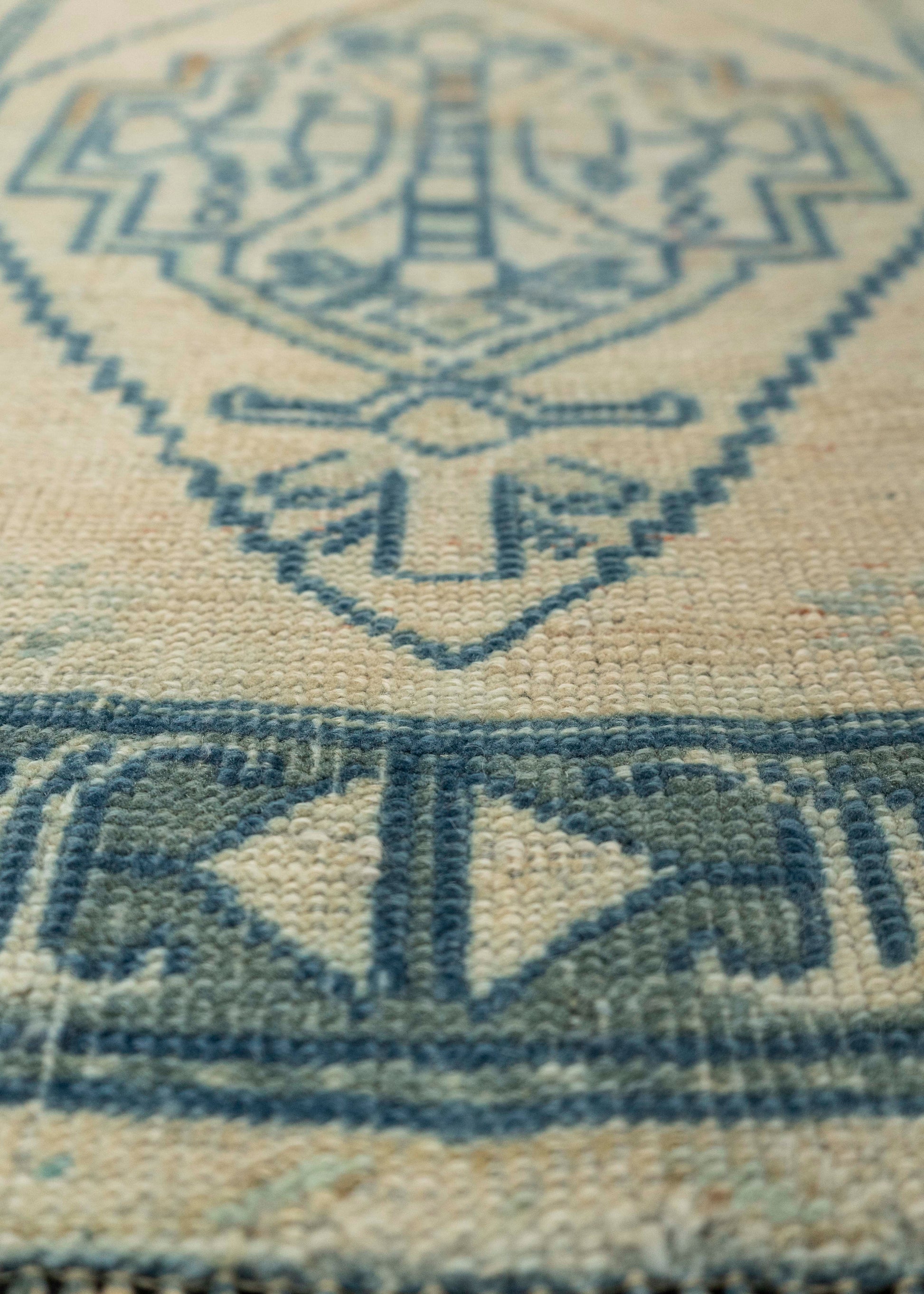 Turkish Mini Rug Oriental Hand Knotted Vintage Rug 1'9" x 3'3" #21136