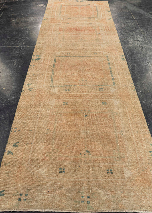 Turkish Vintage Runner Rug 3' x 10'10" #24423