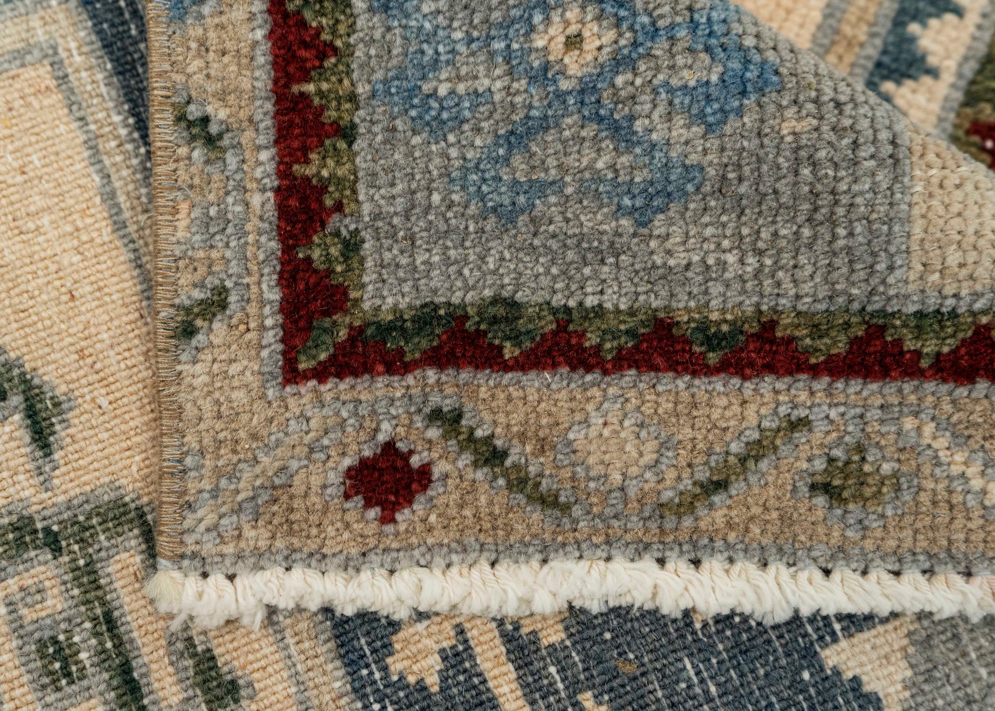 Turkish Mini Rug Oriental Hand Knotted Vintage Rug 1'6" x 3'4" #21105
