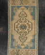 Turkish Mini Rug Oriental Hand Knotted Vintage Rug 1'9" x 3'6" #21244