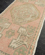 Turkish Mini Rug Oriental Hand Knotted Vintage Rug 1'7" x 3'2" #21161