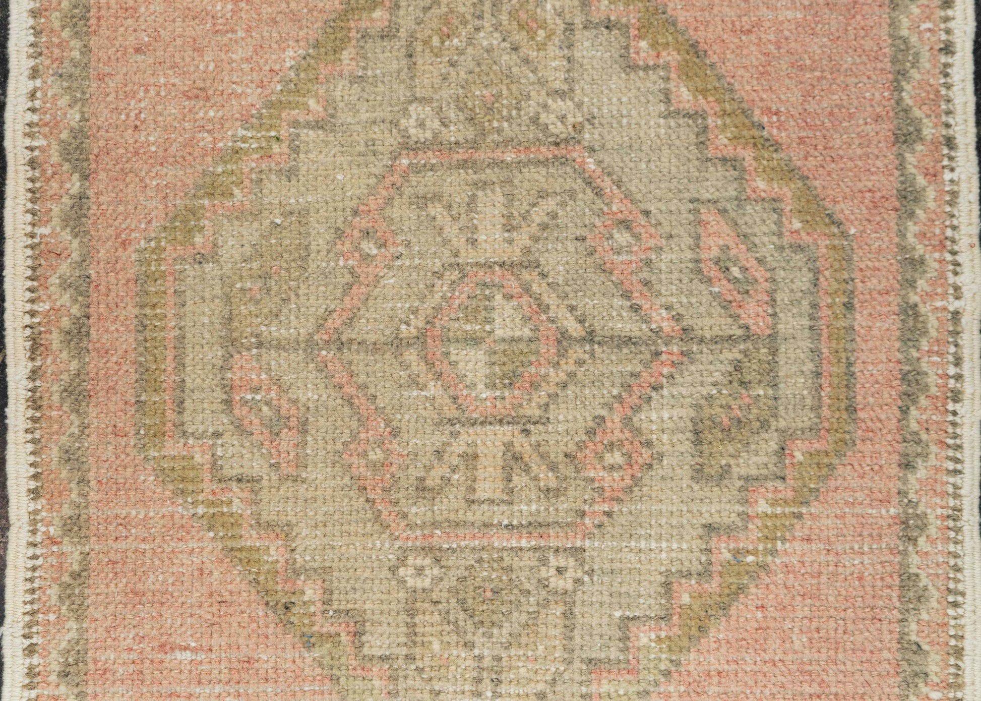 Turkish Mini Rug Oriental Hand Knotted Vintage Rug 1'7" x 3'2" #21161
