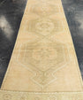 Turkish Vintage Runner Rug 3' x 13'7" #24421