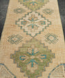 Turkish Mini Rug Oriental Hand Knotted Vintage Rug 1'5" x 2'9" #21096