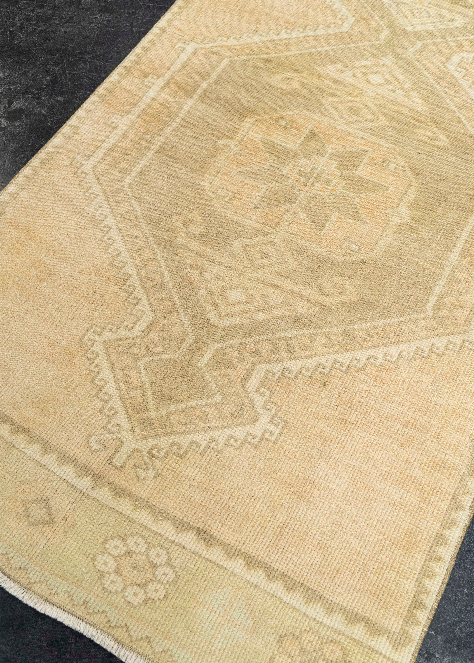 Turkish Vintage Runner Rug 3' x 13'7" #24421