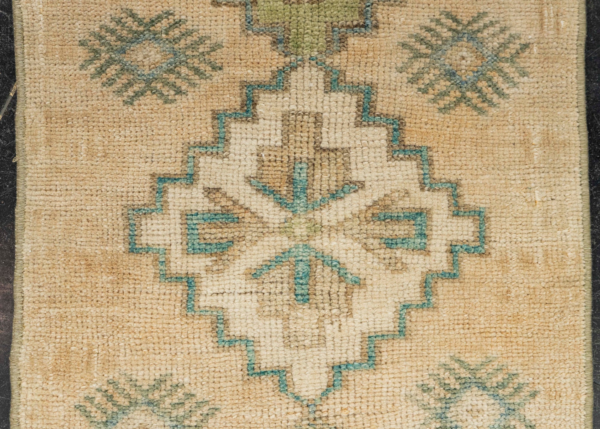 Turkish Mini Rug Oriental Hand Knotted Vintage Rug 1'5" x 2'9" #21096