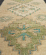 Turkish Mini Rug Oriental Hand Knotted Vintage Rug 1'5" x 2'9" #21096