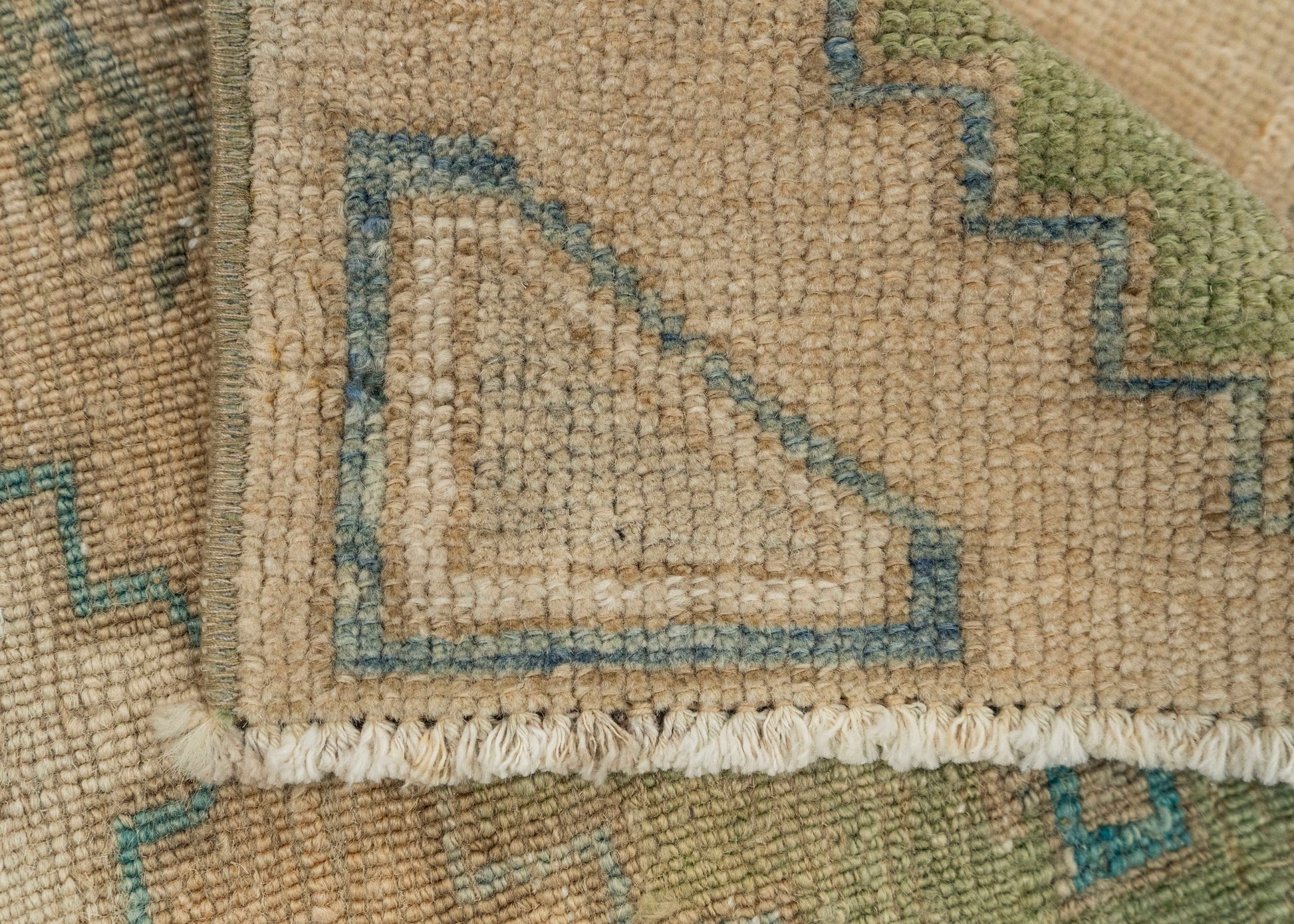 Turkish Mini Rug Oriental Hand Knotted Vintage Rug 1'5" x 2'9" #21096
