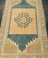 Turkish Mini Rug Oriental Hand Knotted Vintage Rug 1'7" x 2'7" #21262