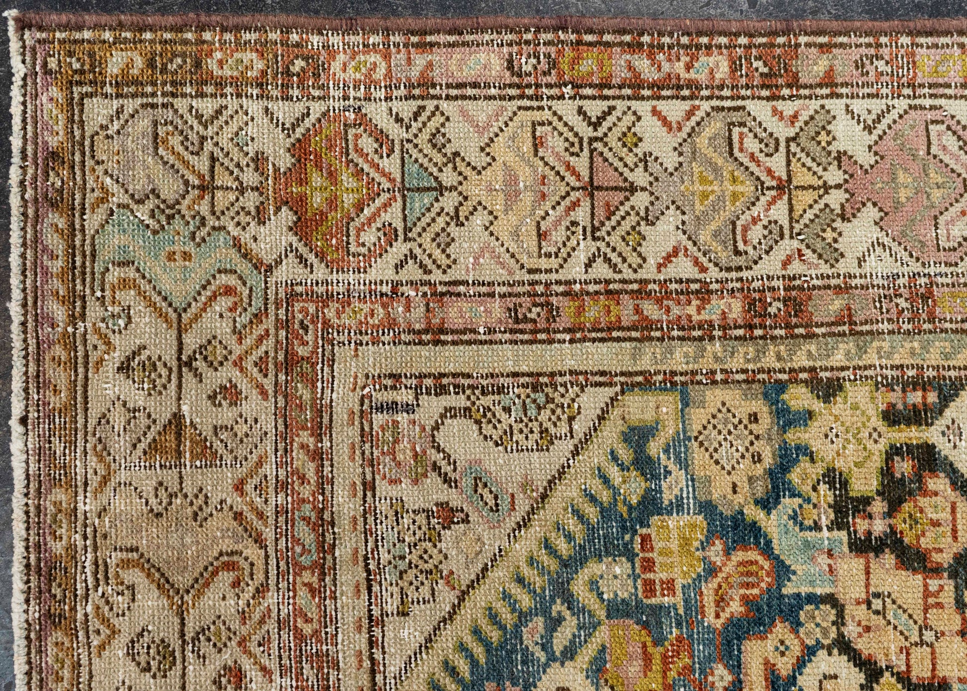 Turkish Antique Runner Rug 3'2" x 12'4" #23674